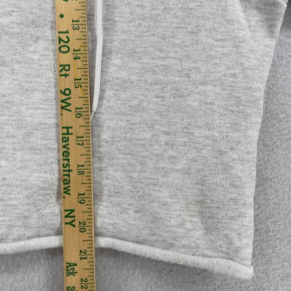 UNIVERSITY OF VERMONT Hoodie Womens M Catamounts Cropped Cutout Fleece Gray - Picture 14 of 15